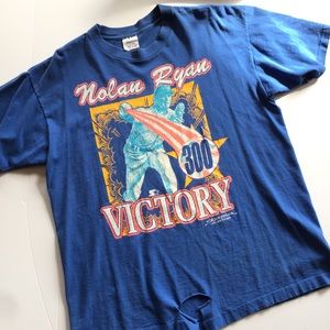 Vintage 90s Starter Nolan Ryan Single Stitch T-shirt